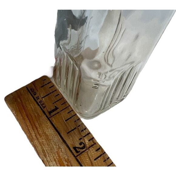 Vintage Glass Bottle Lot 4 Brown Clear Blue Apothecary Scientist Decor Alchemist - Picture 10 of 10